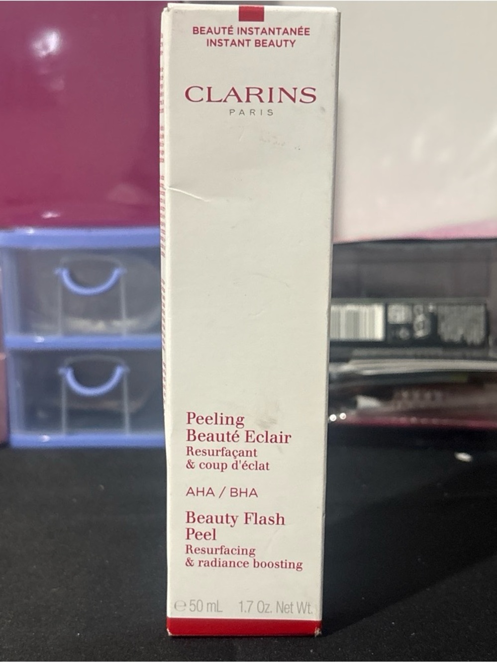 Clarins Beauty Flash Peel Primer - White & Pink Accents